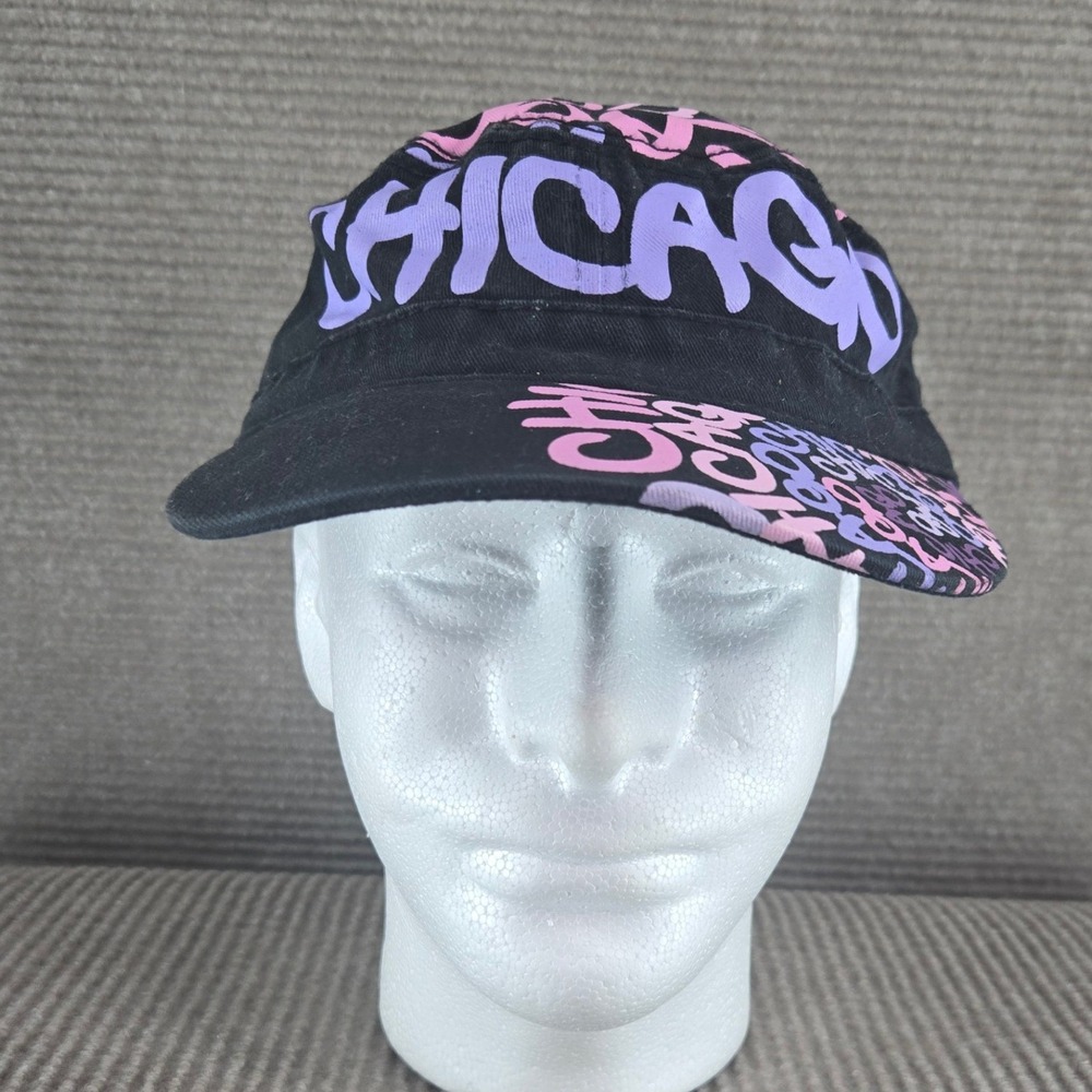 Robin Ruth Unisex OS Black Purple Pink Graffiti‎ Chicago Cadet Hat
